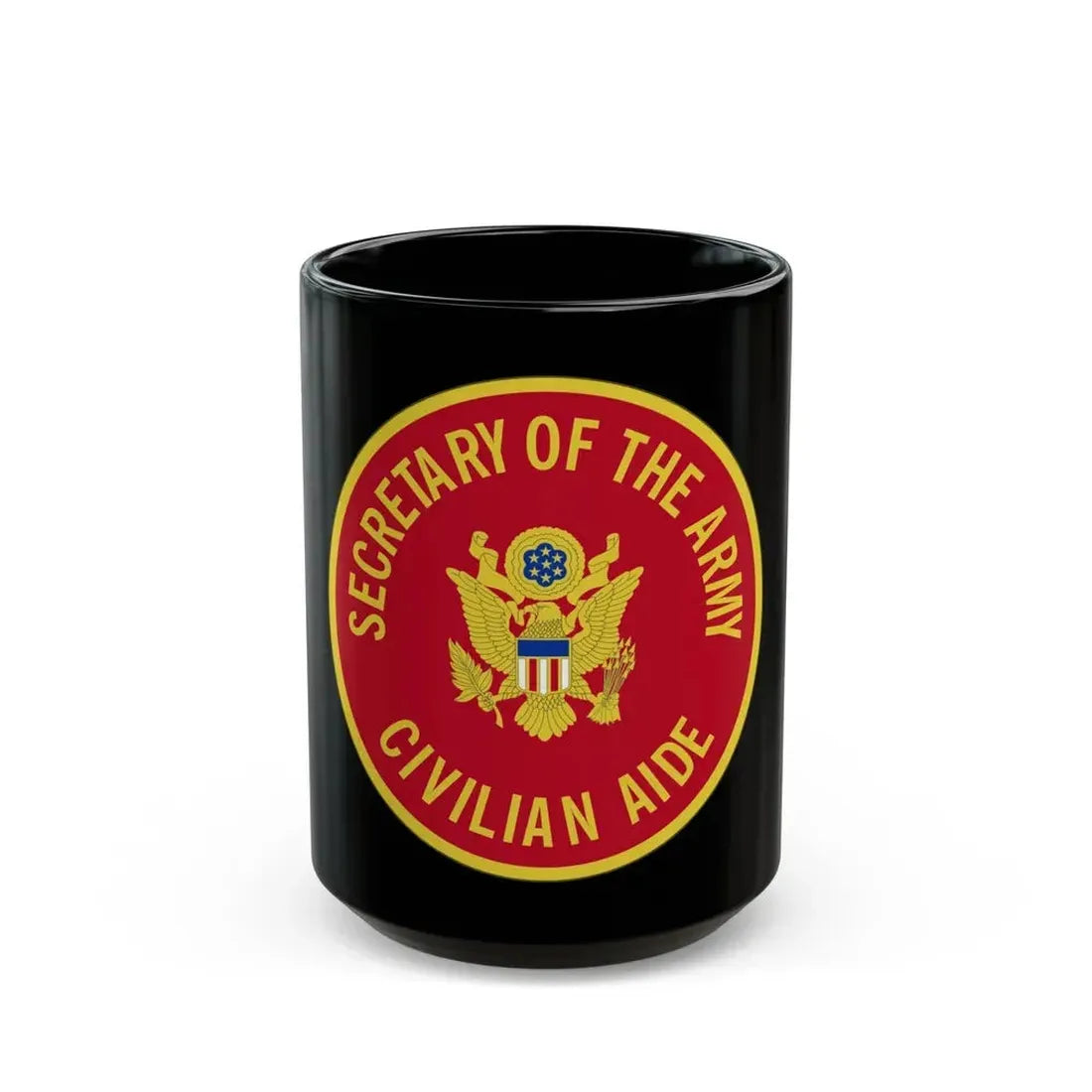 Civilian Aide to the Secretary of the (U.S. Army) Black Coffee Mug 15oz - Go Mug Yourself