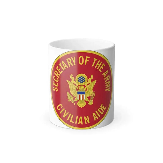 Civilian Aide to the Secretary of the (U.S. Army) Color Changing Mug 11oz - Go Mug Yourself