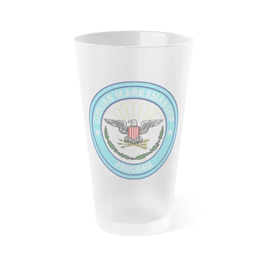 Civilian Marksmanship Program - Frosted Pint Glass 16oz 16oz Frosted - Go Mug Yourself