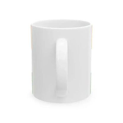 CJP-flag (India) White Coffee Mug - Go Mug Yourself