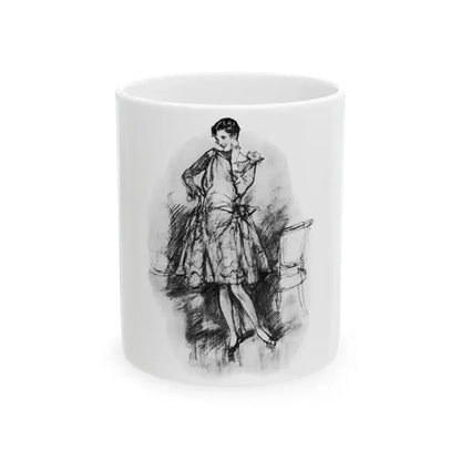 Claire Ambler (Pt. 1-2), Ladies' Home Journal, September 1927 - White Coffee Mug 11oz - Go Mug Yourself