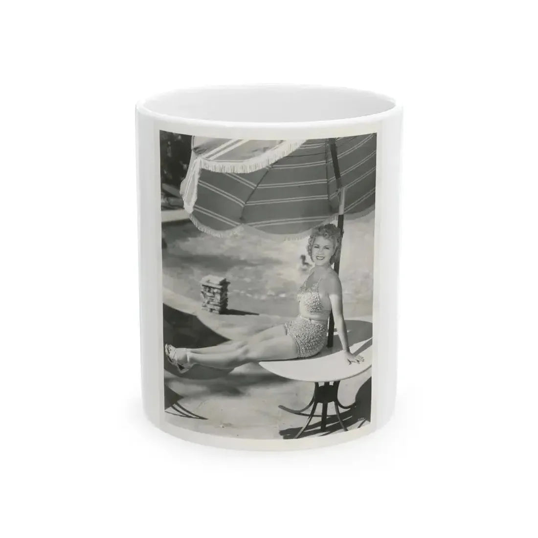 Claire Trevor #01 (Vintage Female Icon) White Coffee Mug 11oz - Go Mug Yourself
