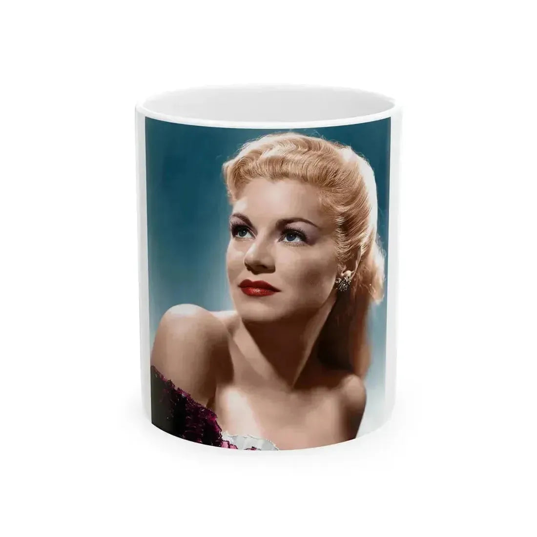 Claire Trevor #06 1 (Vintage Female Icon) White Coffee Mug 11oz - Go Mug Yourself