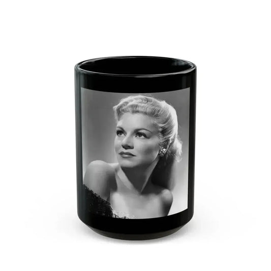 Claire Trevor #06 (Vintage Female Icon) Black Coffee Mug 15oz - Go Mug Yourself