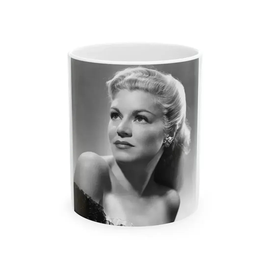Claire Trevor #06 (Vintage Female Icon) White Coffee Mug 11oz - Go Mug Yourself