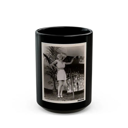 Claire Trevor #11 (Vintage Female Icon) Black Coffee Mug 15oz - Go Mug Yourself