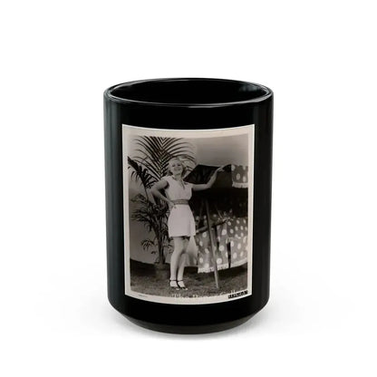 Claire Trevor #11 (Vintage Female Icon) Black Coffee Mug 15oz - Go Mug Yourself