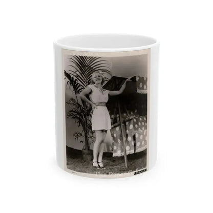 Claire Trevor #11 (Vintage Female Icon) White Coffee Mug 11oz - Go Mug Yourself