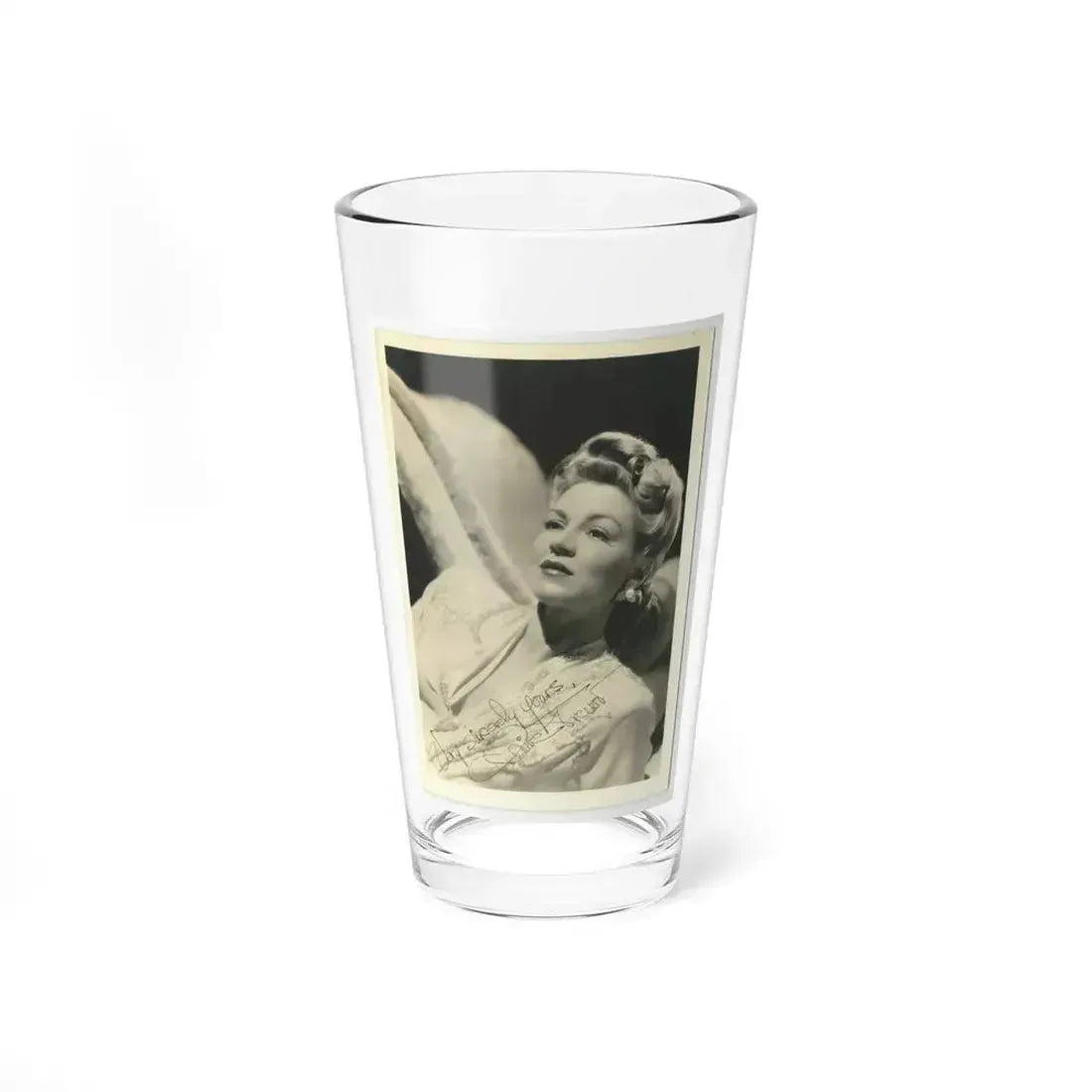 Claire Trevor #15 (Vintage Female Icon) Pint Glass 16oz 16oz - Go Mug Yourself
