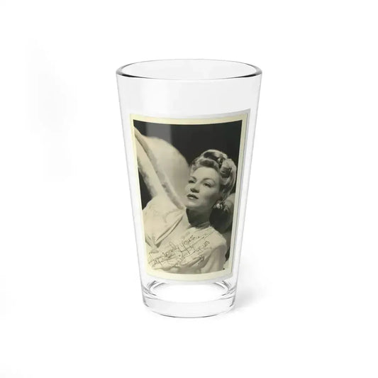 Claire Trevor #15 (Vintage Female Icon) Pint Glass 16oz 16oz - Go Mug Yourself