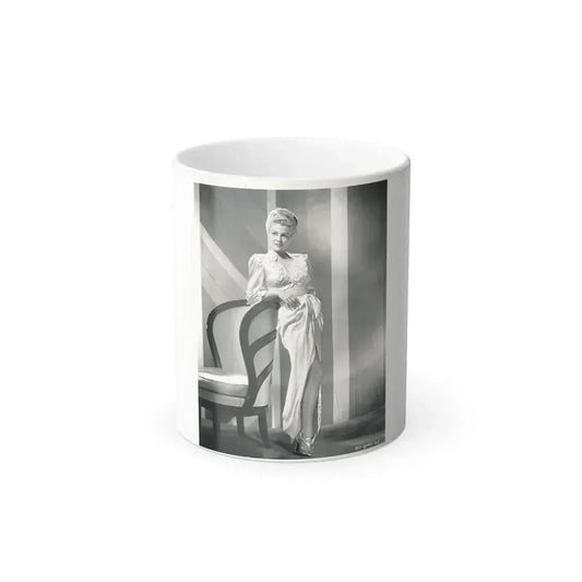 Claire Trevor #23 (Vintage Female Icon) Color Changing Mug 11oz 11oz - Go Mug Yourself