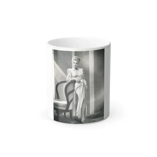 Claire Trevor #23 (Vintage Female Icon) Color Changing Mug 11oz 11oz - Go Mug Yourself