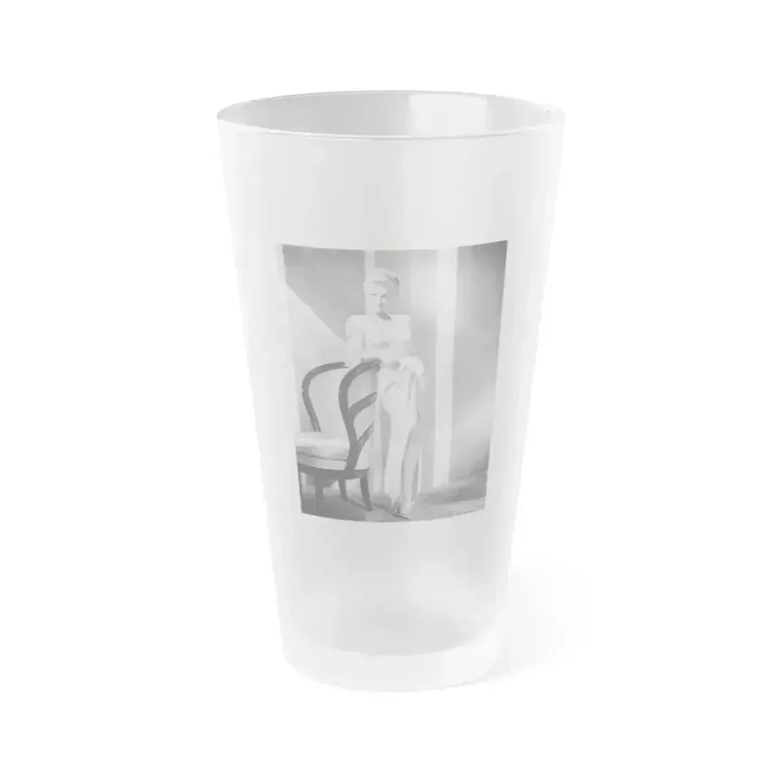 Claire Trevor #23 (Vintage Female Icon) Frosted Pint Glass 16oz 16oz Frosted - Go Mug Yourself