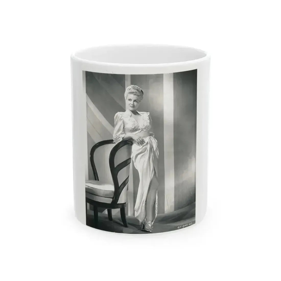 Claire Trevor #23 (Vintage Female Icon) White Coffee Mug 11oz - Go Mug Yourself