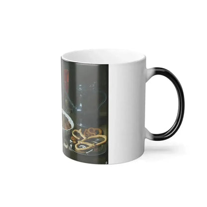 Clara Peeters (1590-1659) Table - oil on panel 1611 - Color Changing Mug 11oz - Go Mug Yourself