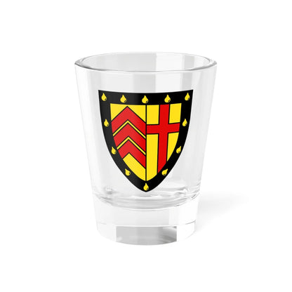ClareCollegeCrest (England) (Coat of Arms) Shot Glass 1.5oz 1.5oz - Go Mug Yourself