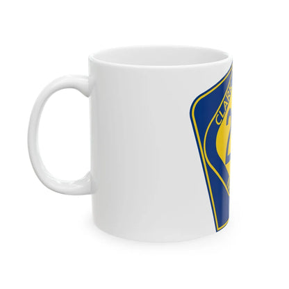 Clark County Route 215 NV (Nevada) (Road Sign) White Coffee Mug - Go Mug Yourself