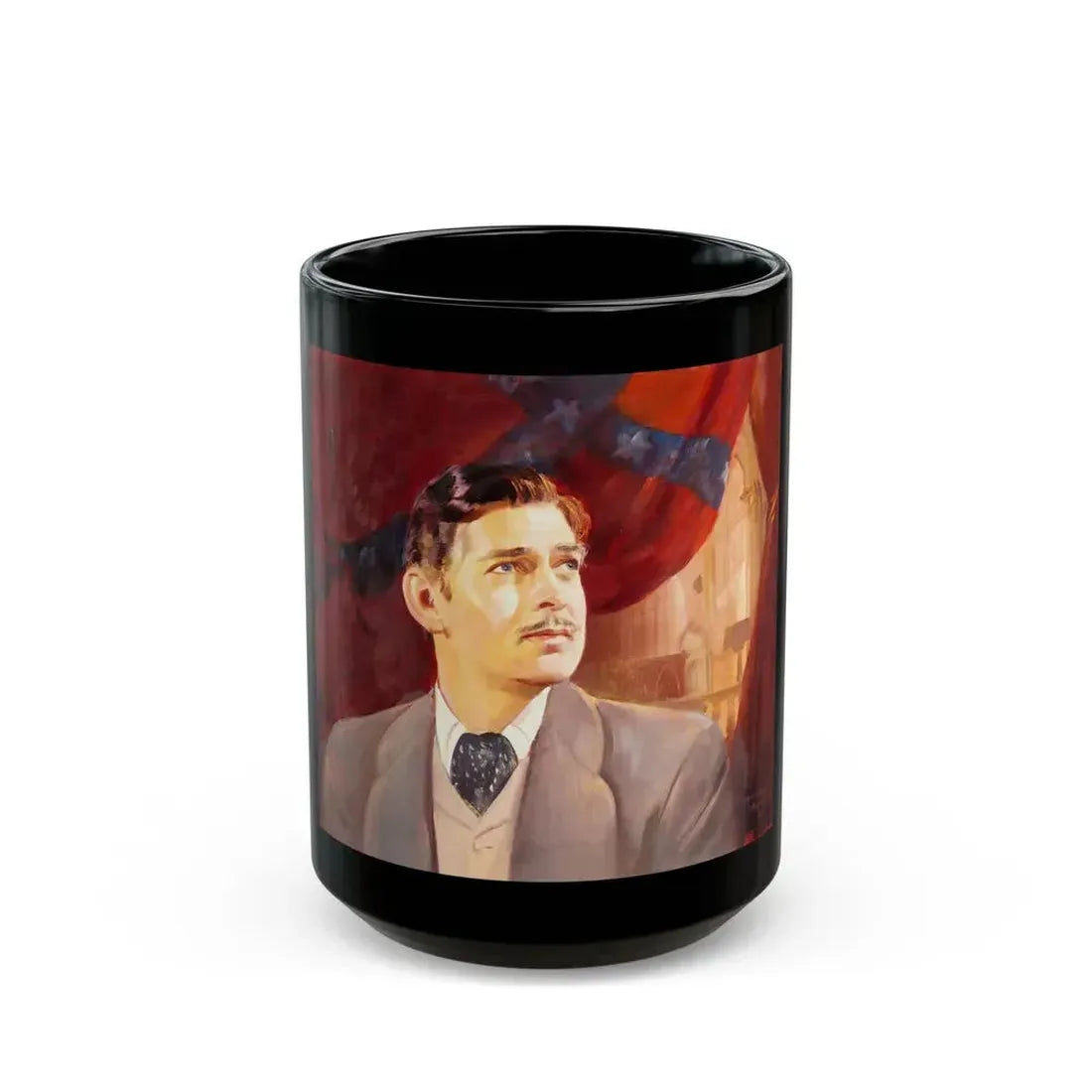 Clark Gable - Black Coffee Mug 15oz - Go Mug Yourself