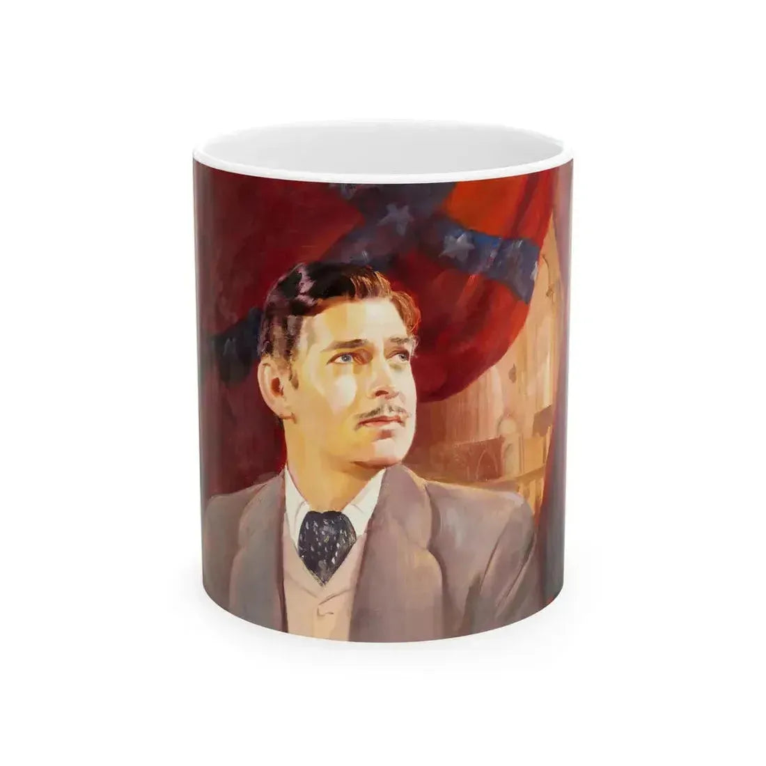 Clark Gable - White Coffee Mug 11oz - Go Mug Yourself