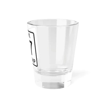 Clark Township Route 177 Holmes County Ohio (Ohio) (Road Sign) Shot Glass 1.5oz - Go Mug Yourself