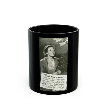 Clark Waterproof Casket, 1947 - Black Coffee Mug 11oz - Go Mug Yourself