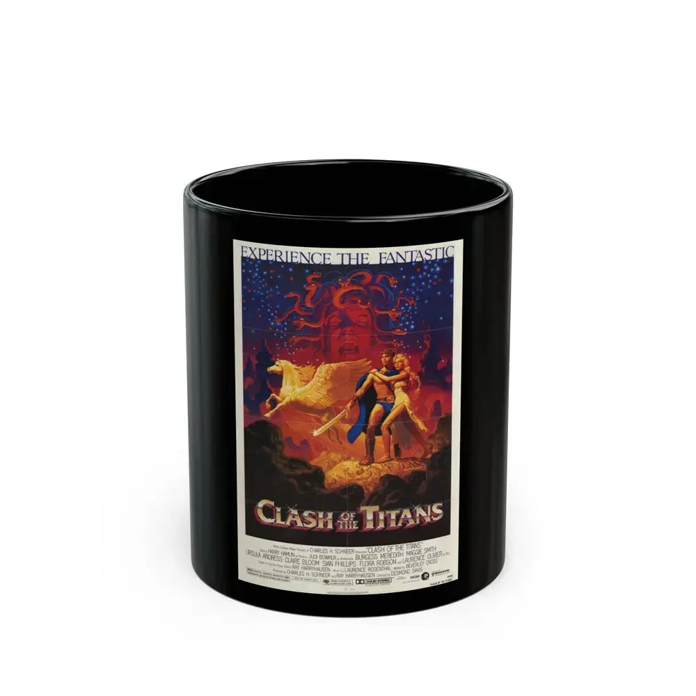 CLASH OF THE TITANS 1981 Movie Poster - Black Coffee Mug 11oz - Go Mug Yourself