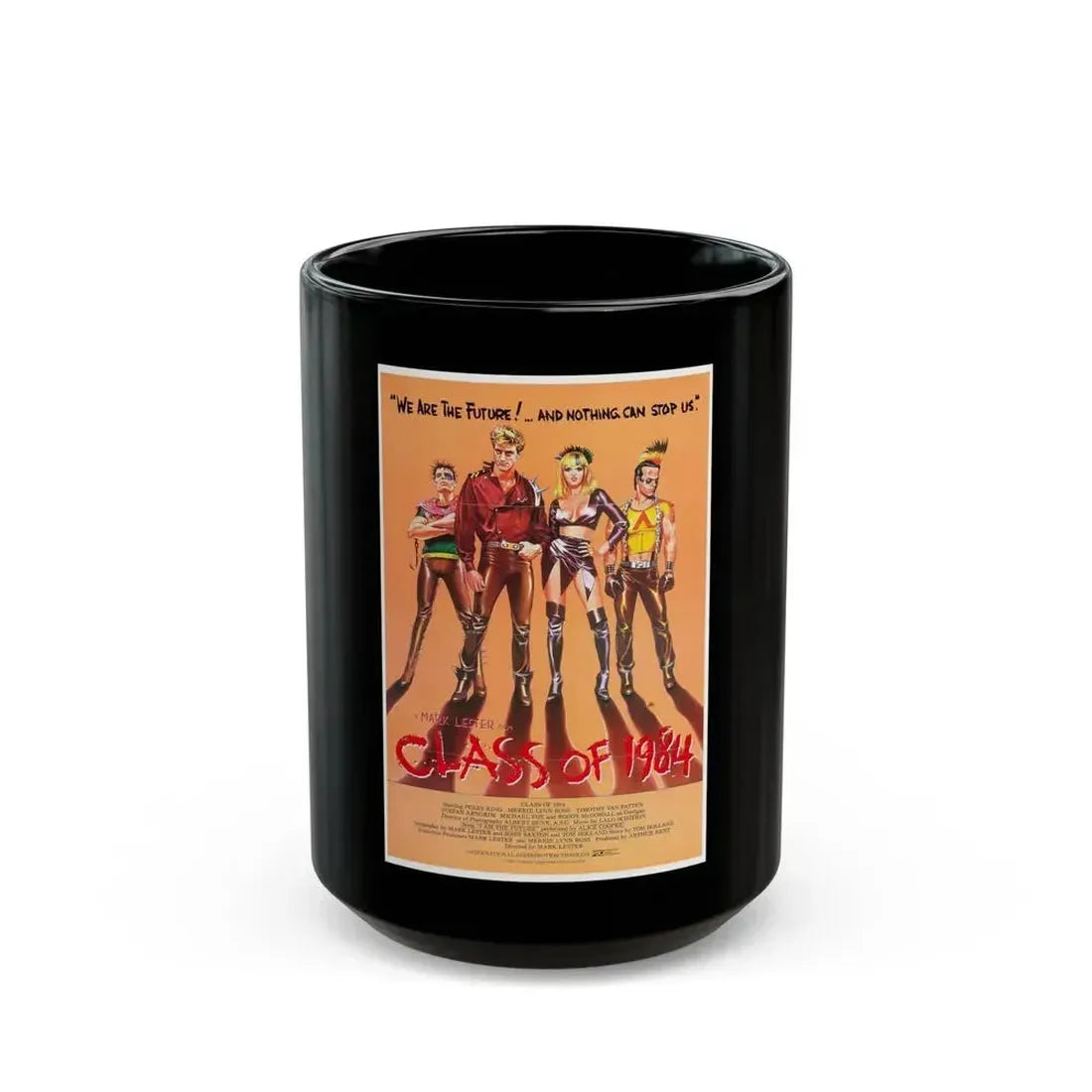 CLASS OF 1984 1982 Movie Poster - Black Coffee Mug 15oz - Go Mug Yourself