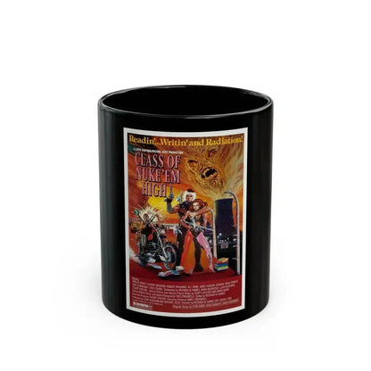 CLASS OF NUKE'EM HIGH 1986 Movie Poster - Black Coffee Mug 11oz - Go Mug Yourself