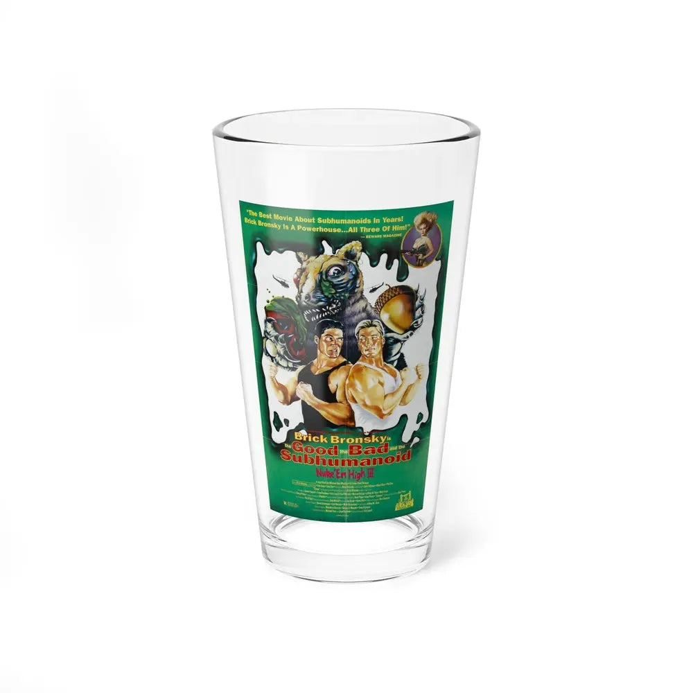 CLASS OF NUKE'EM HIGH 3 1994 Movie Poster - Pint Glass 16oz 16oz - Go Mug Yourself
