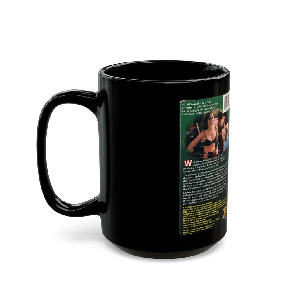 CLASS OF NUKE EM HIGH (VHS COVER) - Black Coffee Mug-Go Mug Yourself