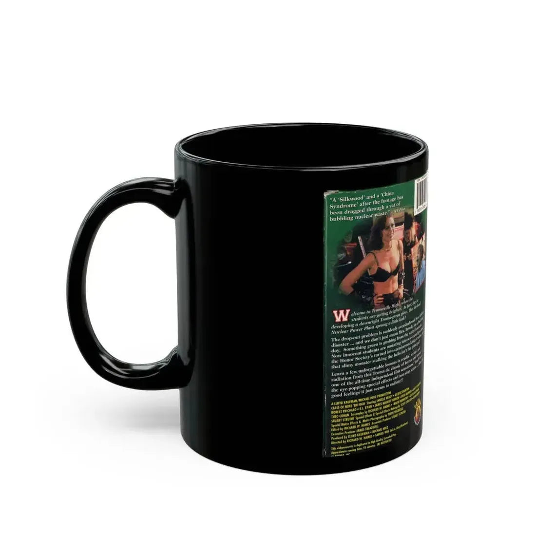 CLASS OF NUKE EM HIGH (VHS COVER) - Black Coffee Mug - Go Mug Yourself