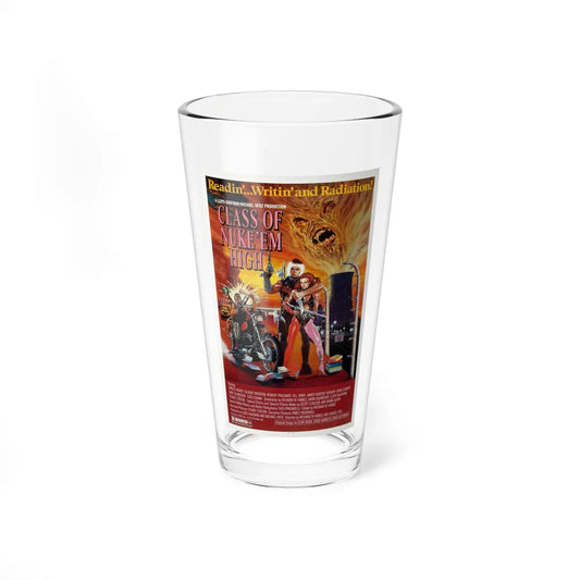 CLASS OF NUKE'EM HIGH 1986 Movie Poster - Pint Glass 16oz-16oz-Go Mug Yourself