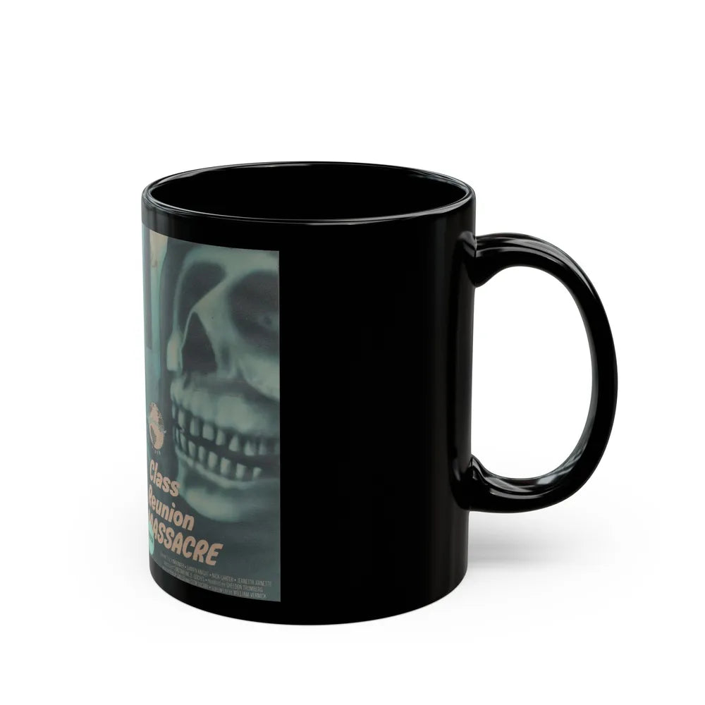 CLASS REUNION MASSACRE (VHS COVER) - Black Coffee Mug-Go Mug Yourself