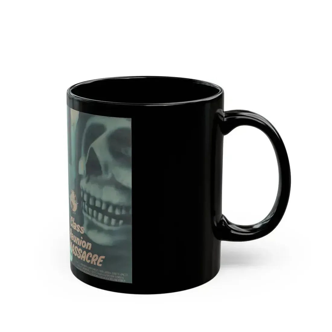 CLASS REUNION MASSACRE (VHS COVER) - Black Coffee Mug - Go Mug Yourself