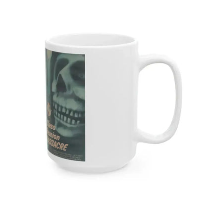 CLASS REUNION MASSACRE (VHS COVER) - White Coffee Mug - Go Mug Yourself