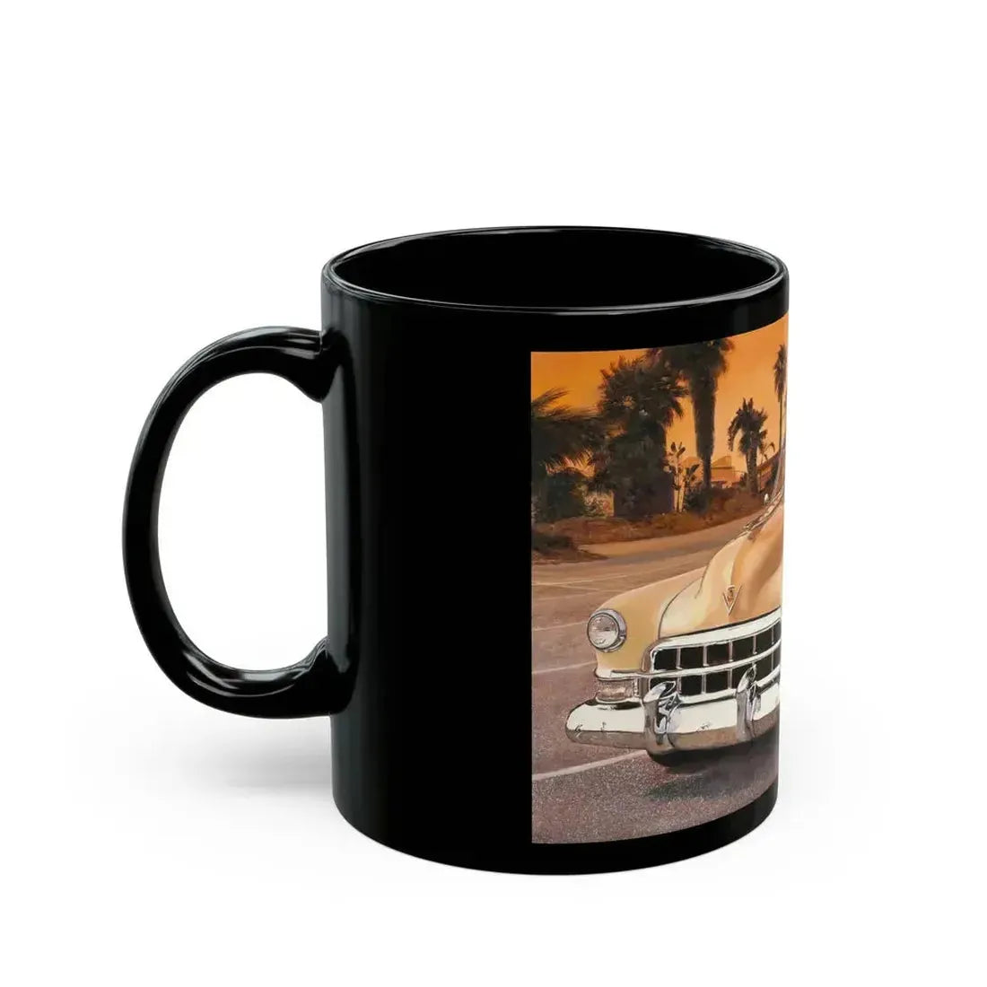 Classic Cadillac - Black Coffee Mug - Go Mug Yourself