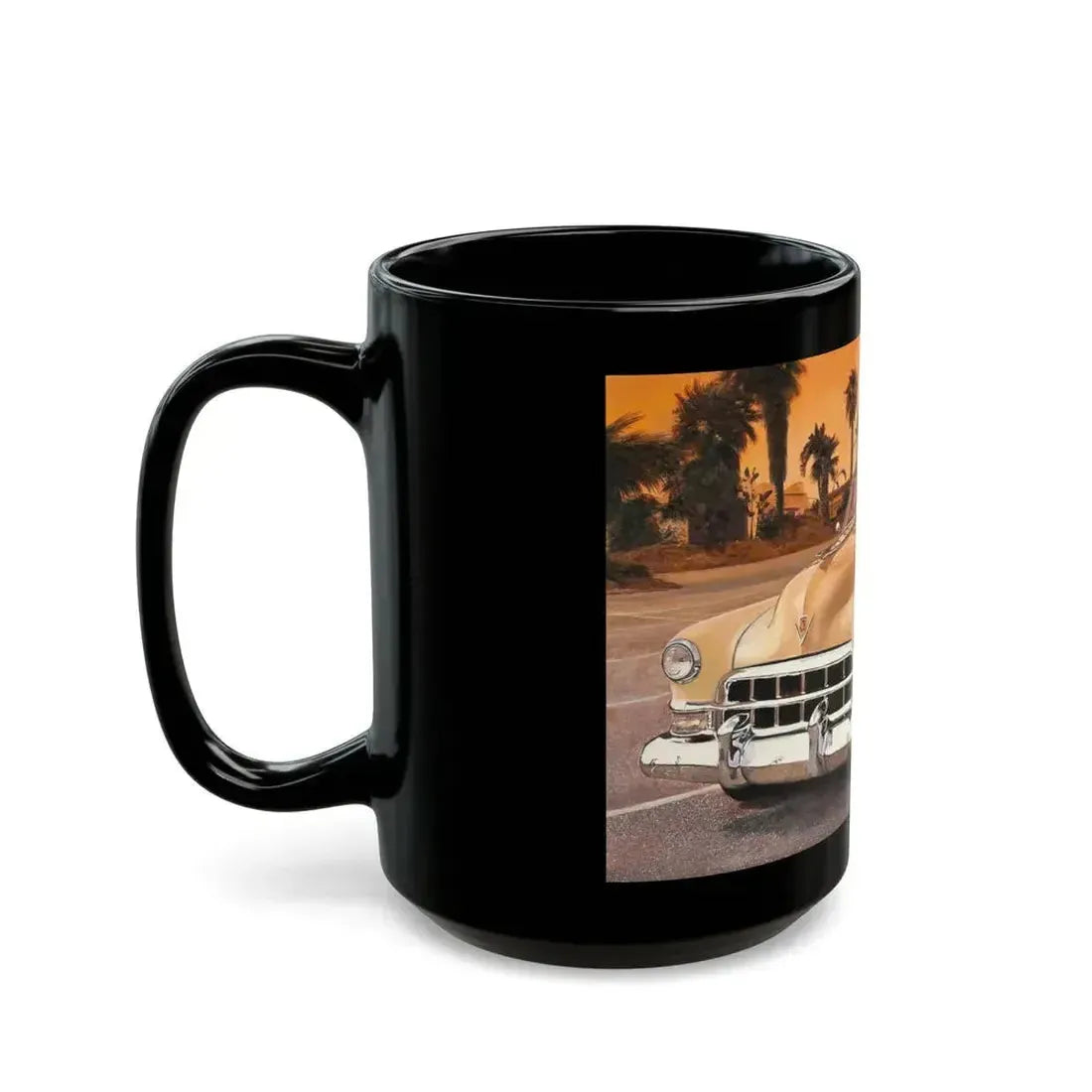 Classic Cadillac - Black Coffee Mug - Go Mug Yourself