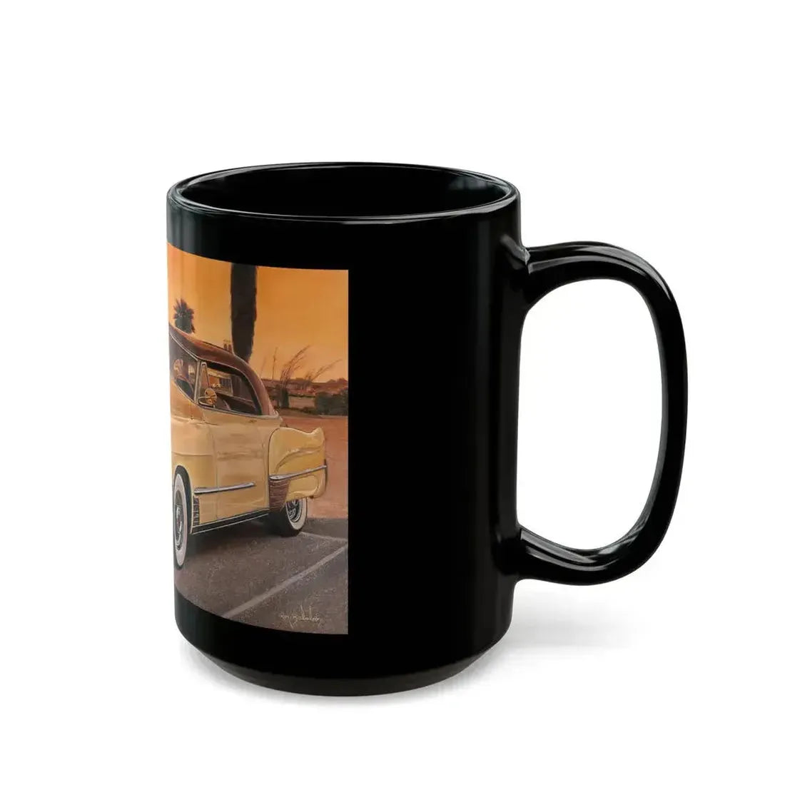 Classic Cadillac - Black Coffee Mug - Go Mug Yourself