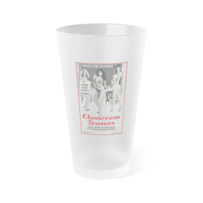 CLASSROOM TEASERS 1976 Movie Poster - Frosted Pint Glass 16oz-16oz-Frosted-Go Mug Yourself