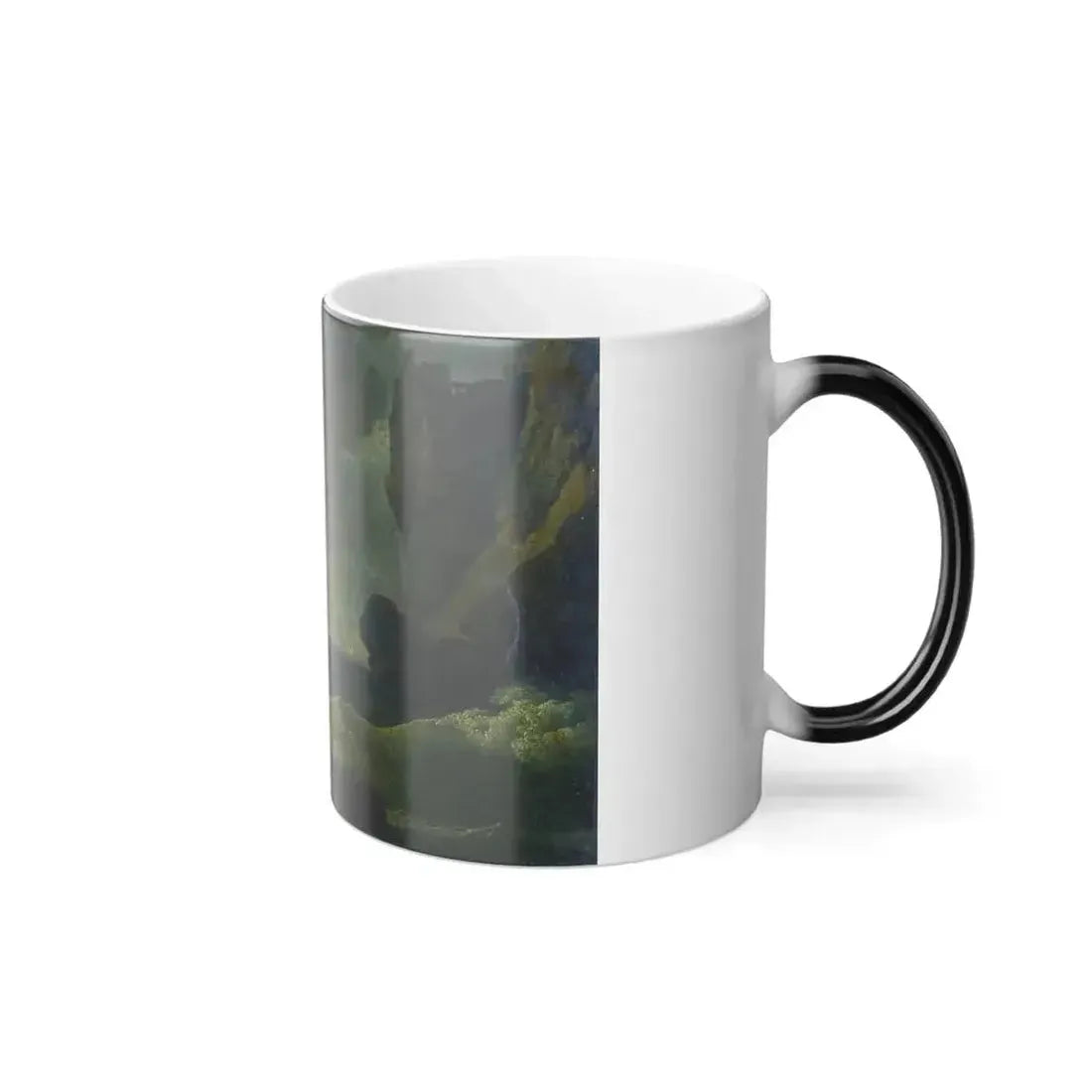 Claude-Joseph Vernet (1714-1789) Coastal Landscape with Fishermen Hauling in Their Nets - Oil on Panel - Color Changing Mug 11oz - Go Mug Yourself