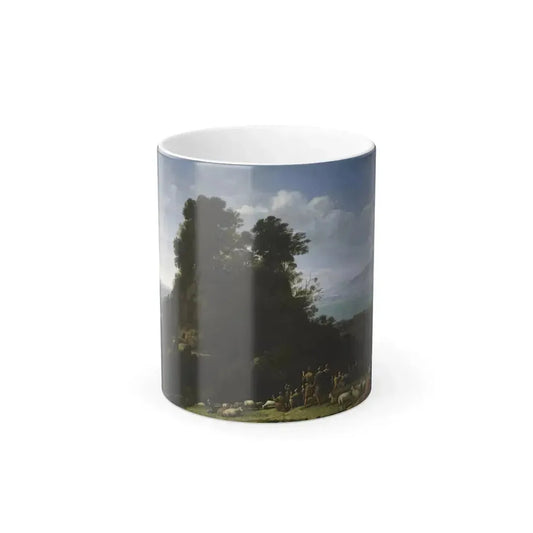 Claude Lorrain (c1604-1682) The Sermon on the Mount - Oil on Canvas c1656 - Color Changing Mug 11oz Default Title 11oz - Go Mug Yourself