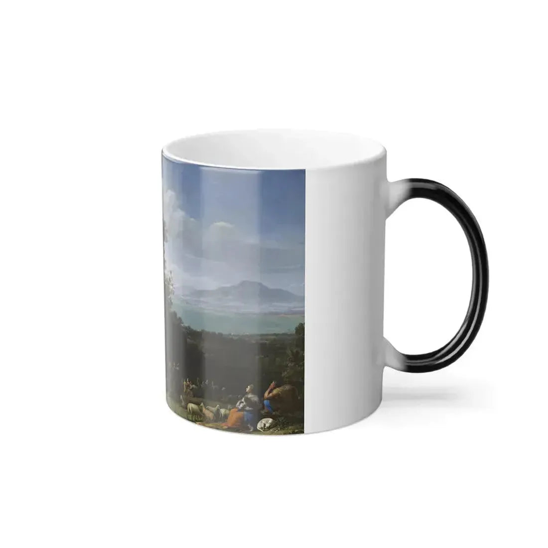 Claude Lorrain (c1604-1682) The Sermon on the Mount - Oil on Canvas c1656 - Color Changing Mug 11oz - Go Mug Yourself