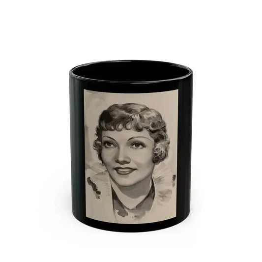 Claudette Colbert - Black Coffee Mug 11oz - Go Mug Yourself