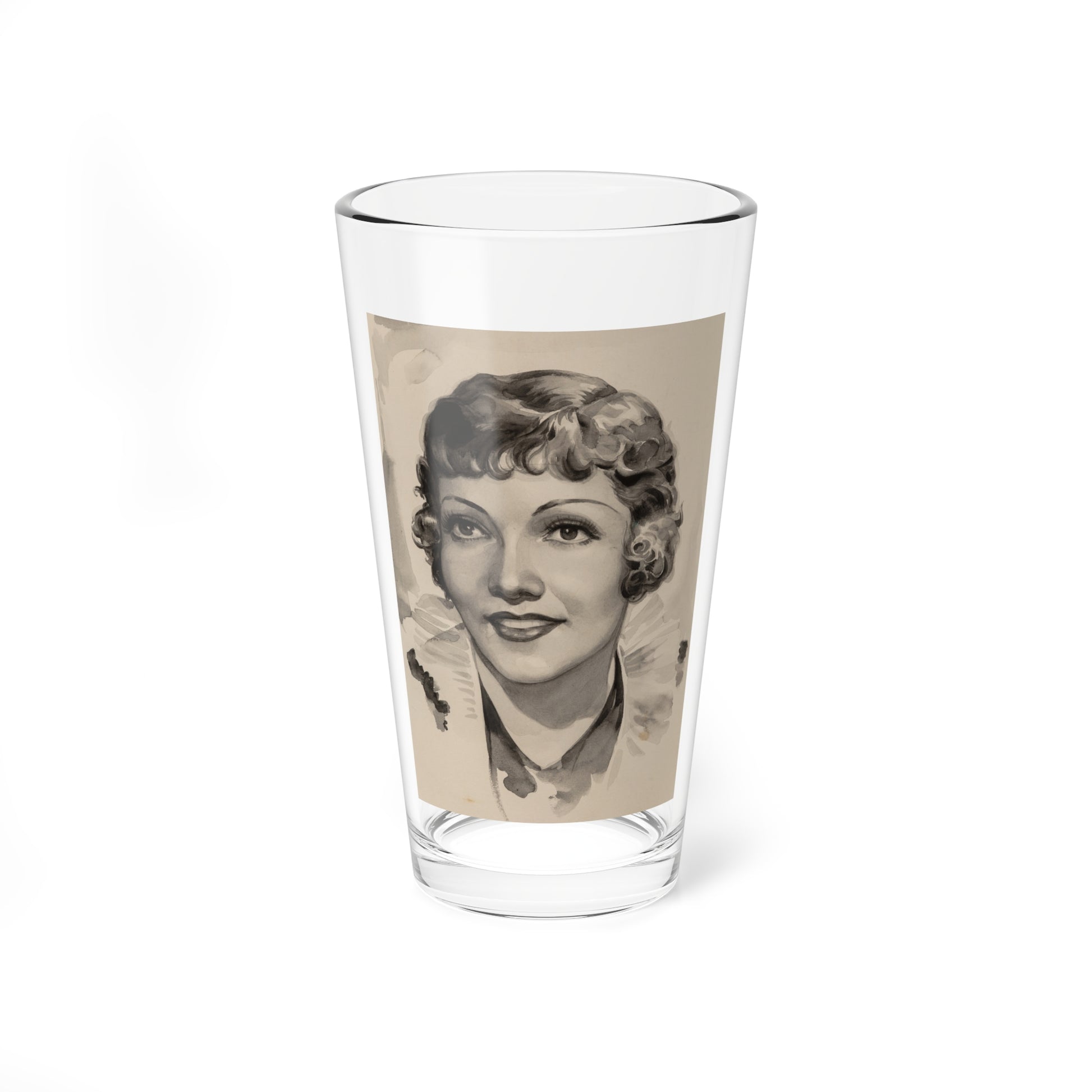 Claudette Colbert - Pint Glass 16oz-16oz-Go Mug Yourself