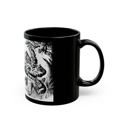 Clawed Chewed and Dying, True Men Stories, December 1958 - Black Coffee Mug - Go Mug Yourself