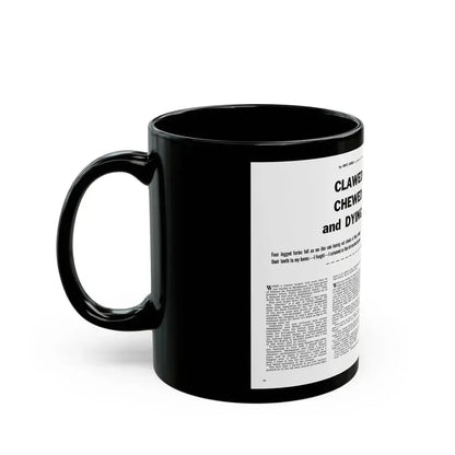 Clawed Chewed and Dying, True Men Stories, December 1958 - Black Coffee Mug - Go Mug Yourself