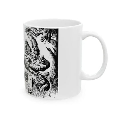 Clawed Chewed and Dying, True Men Stories, December 1958 - White Coffee Mug - Go Mug Yourself