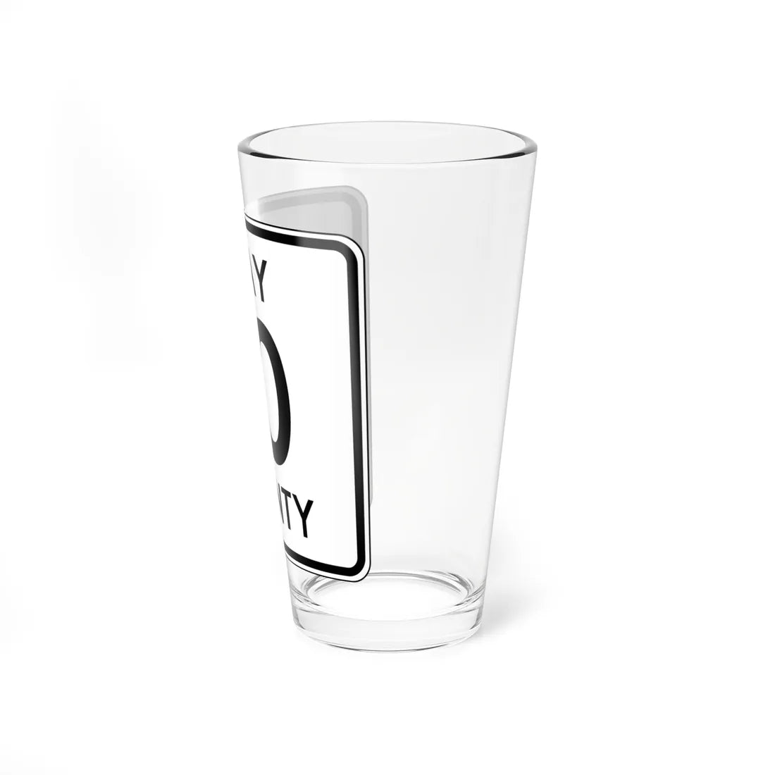 Clay County 10 MN (Minnesota) (Road Sign) Pint Glass 16oz - Go Mug Yourself