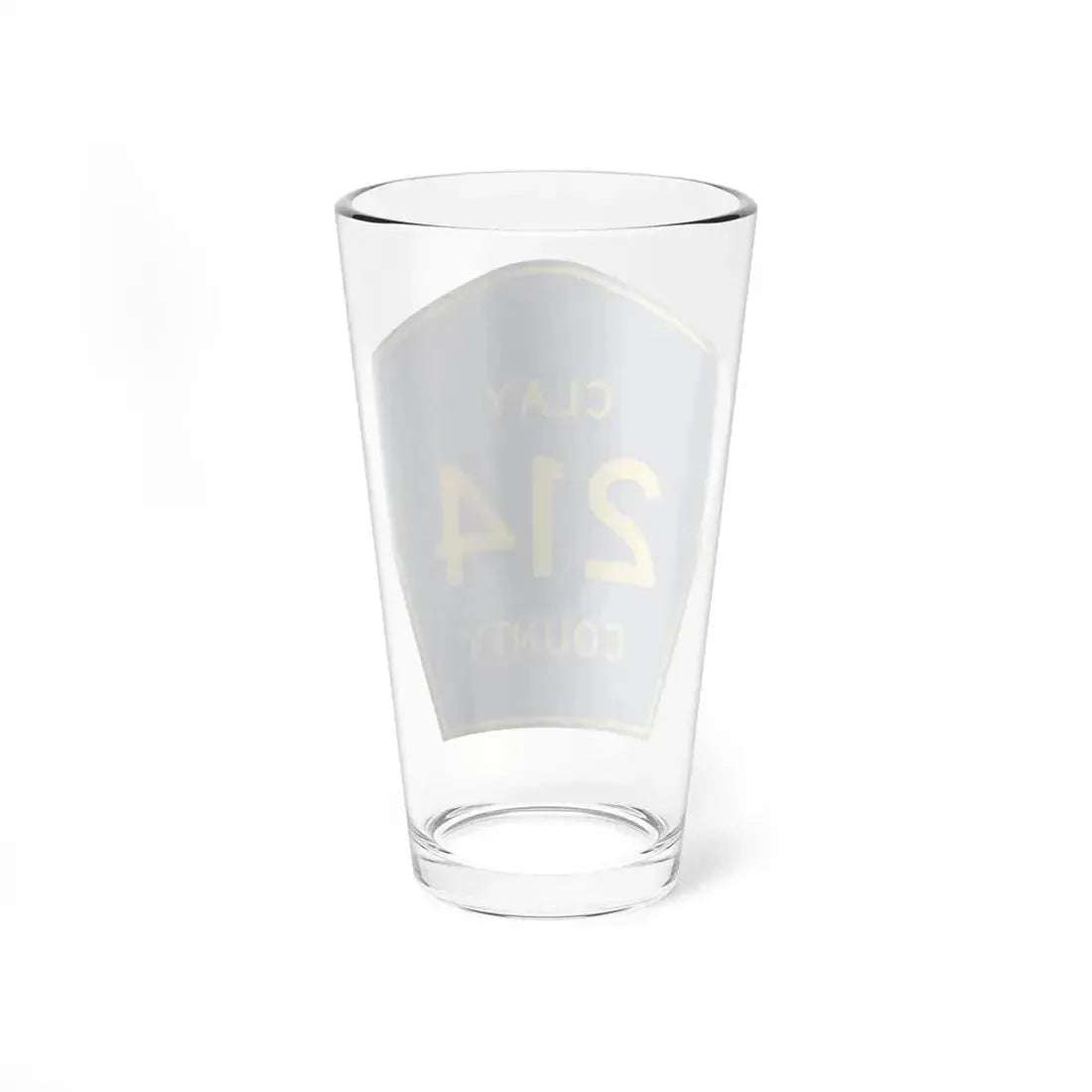 Clay County 214 (Florida) (Road Sign) Pint Glass 16oz - Go Mug Yourself