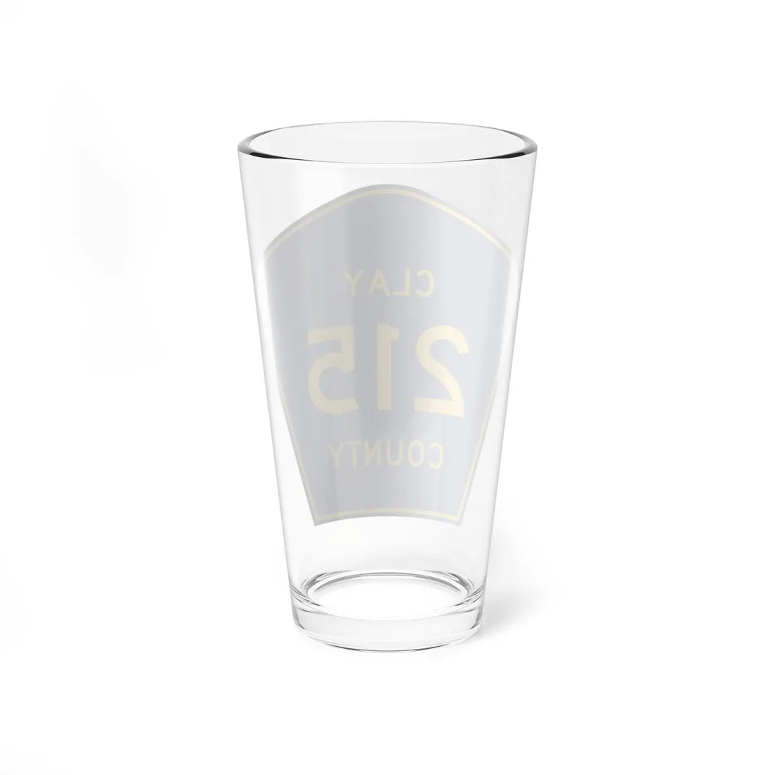 Clay County 215 (Florida) (Road Sign) Pint Glass 16oz - Go Mug Yourself